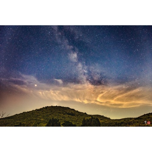 [세이프쿱 벨라비타]  사진액자 제주 용눈이오름 은하수